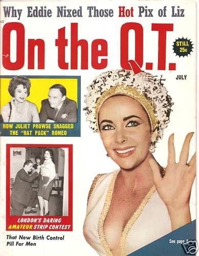 ON THE QT magazine side cover July 1962