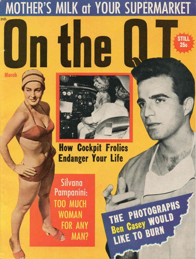 ON THE QT magazine side cover March 1963
