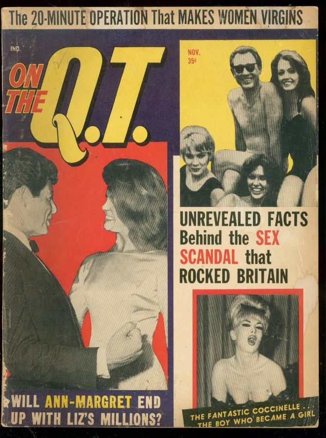 ON THE QT magazine side cover November 1963
