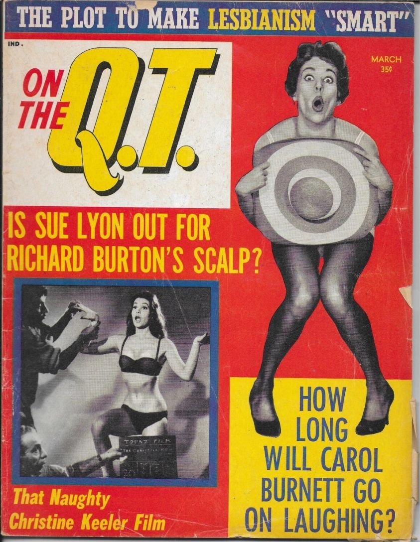 ON THE QT magazine side cover March 1964