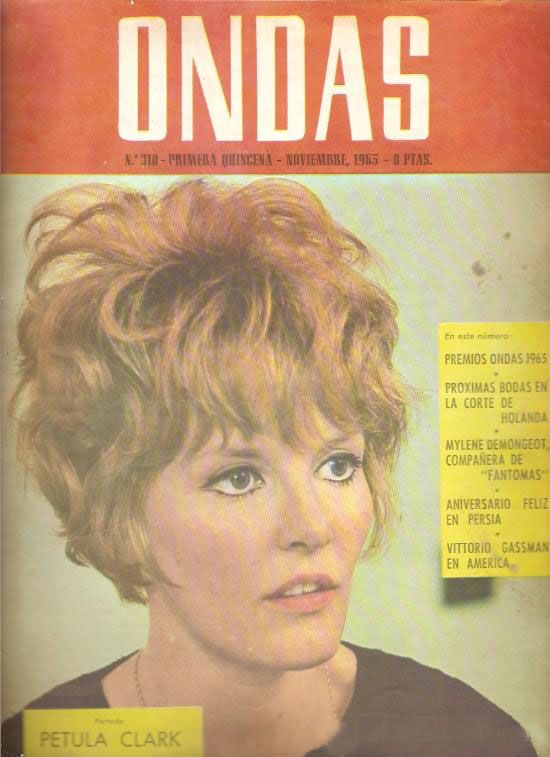 ONDAS magazine side cover Issue 310 November 1965