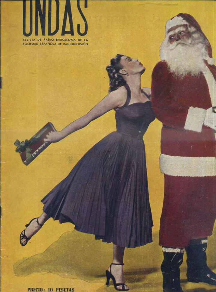 ONDAS magazine side cover Issue 7  December 1952