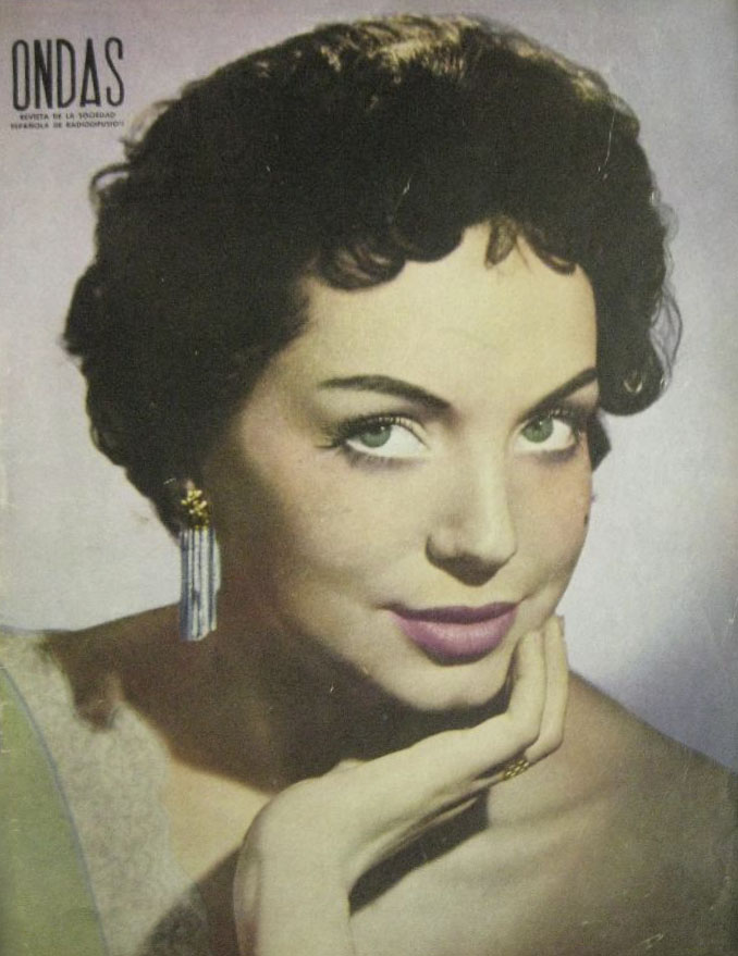 ONDAS magazine side cover Issue 15  July 1953
