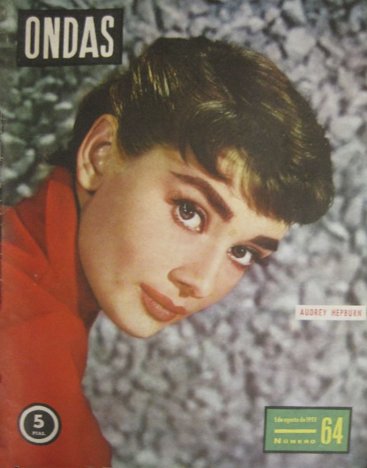 ONDAS magazine side cover Issue 64  August 1955
