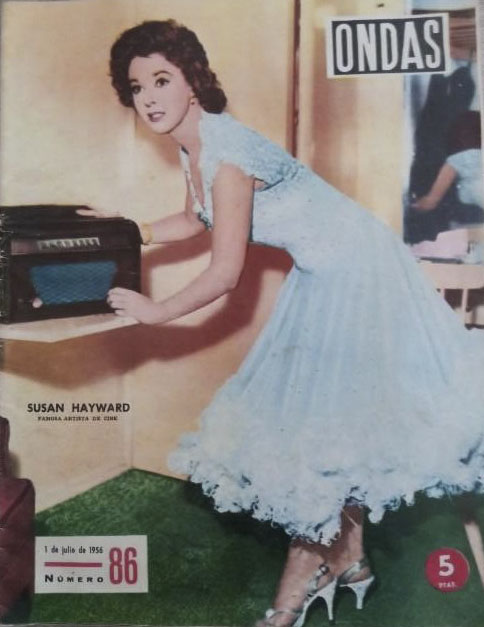 ONDAS magazine side cover Issue 86  July 1956
