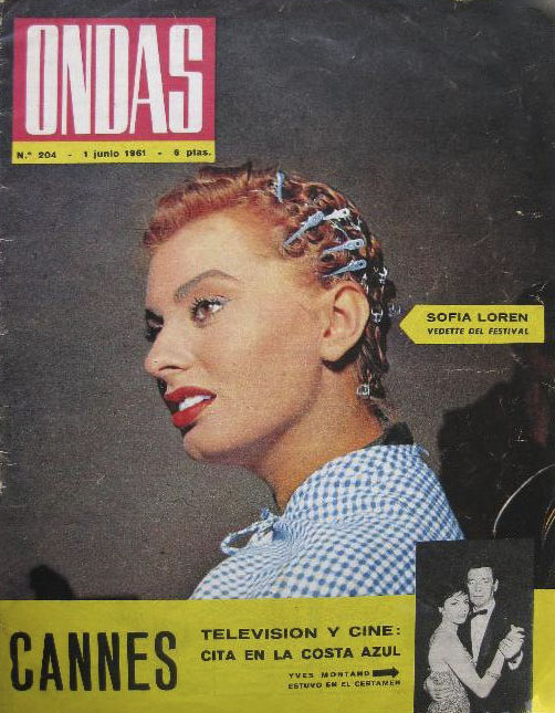 Sophia Loren magazine cover