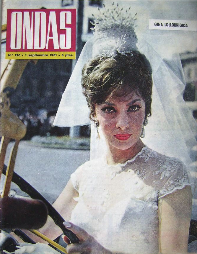 Gina Lollobrigida magazine cover