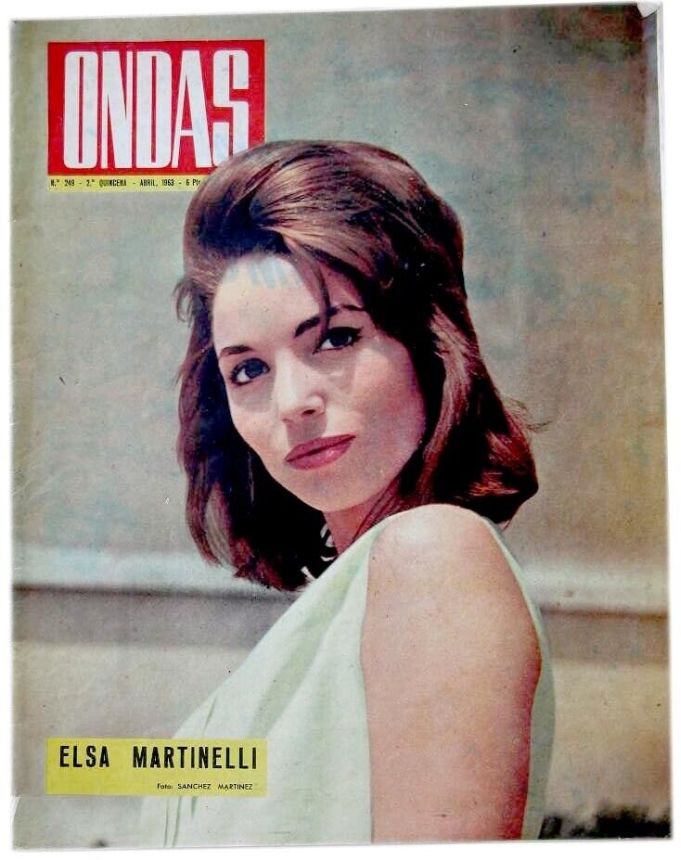 ONDAS magazine side cover Issue 248  April 1963