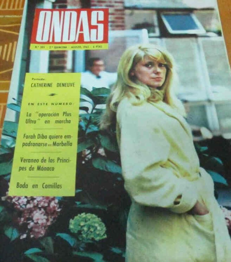 ONDAS magazine side cover Issue 305  August 1965