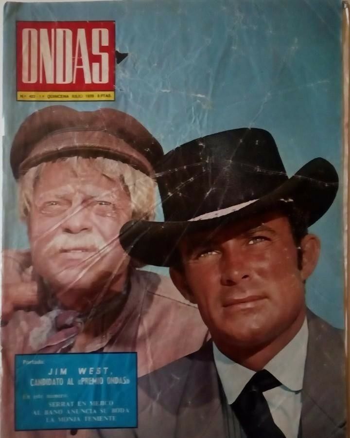 ONDAS magazine side cover Issue 422  July 1970