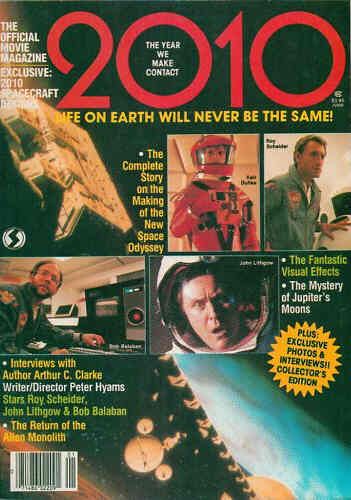 OFFICIAL MOVIE MAGAZINES magazine side cover  1984