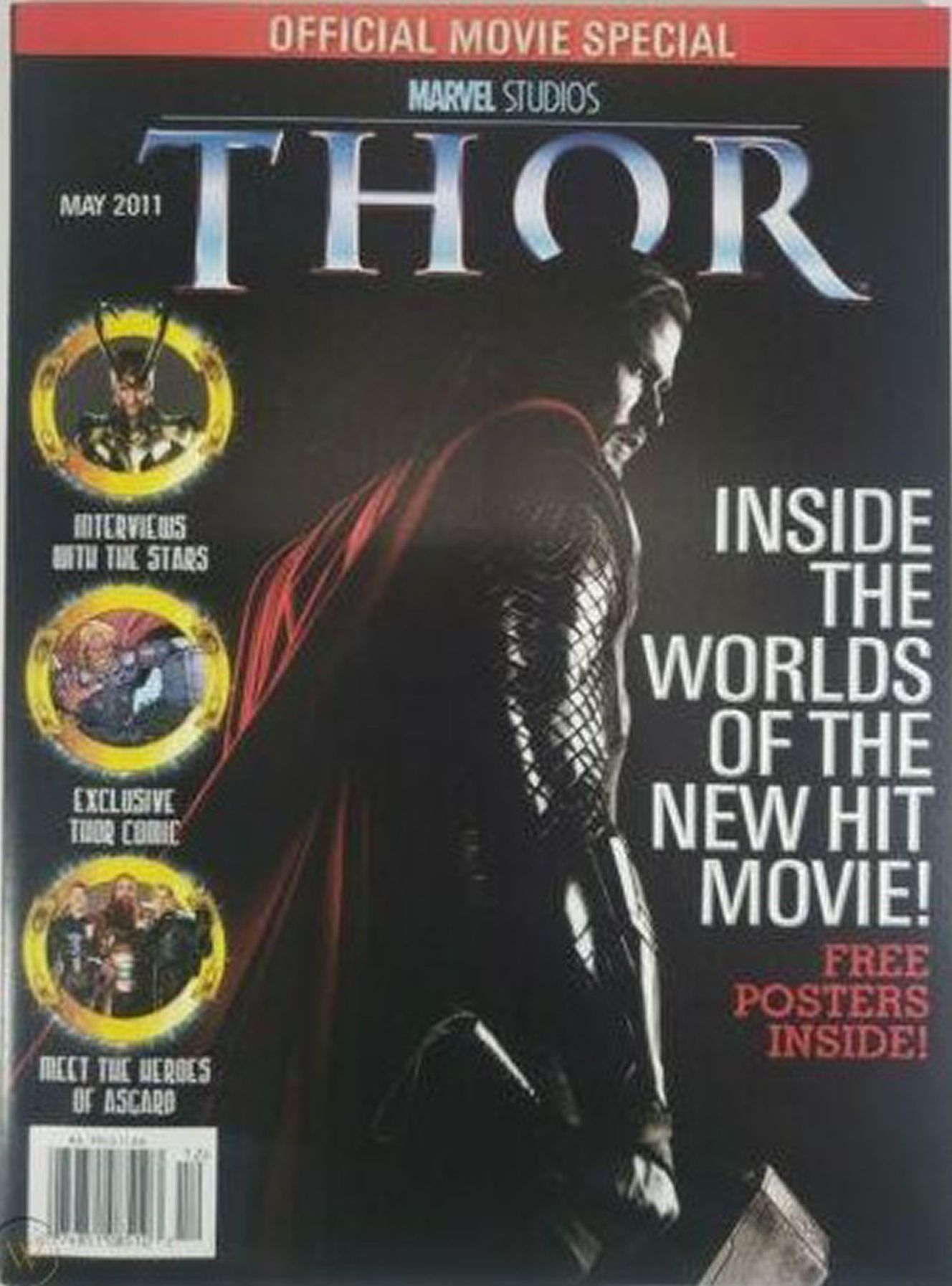 OFFICIAL MOVIE MAGAZINES magazine side cover  2011