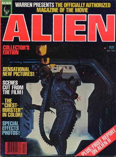 WARREN PRESENTS magazine side cover December 1979