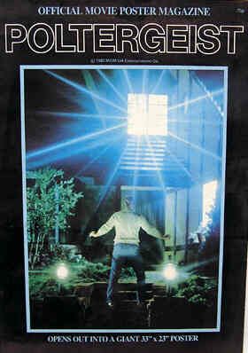OFFICIAL MOVIE MAGAZINES magazine side cover  1982
