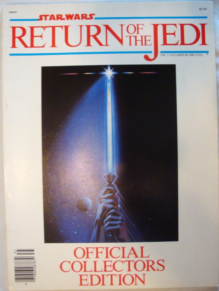 OFFICIAL MOVIE MAGAZINES magazine side cover  1983