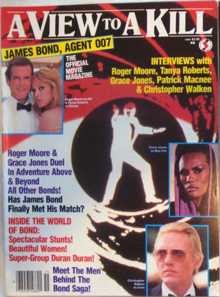OFFICIAL MOVIE MAGAZINES magazine side cover  1985