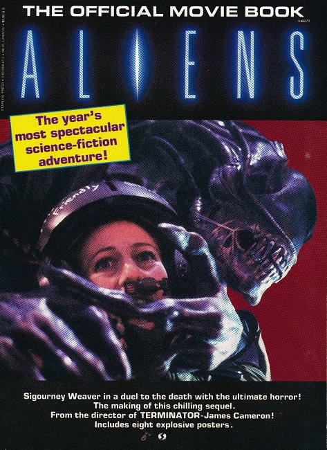 OFFICIAL MOVIE MAGAZINES magazine side cover  1986