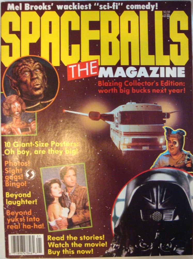 OFFICIAL MOVIE MAGAZINES magazine side cover  1987