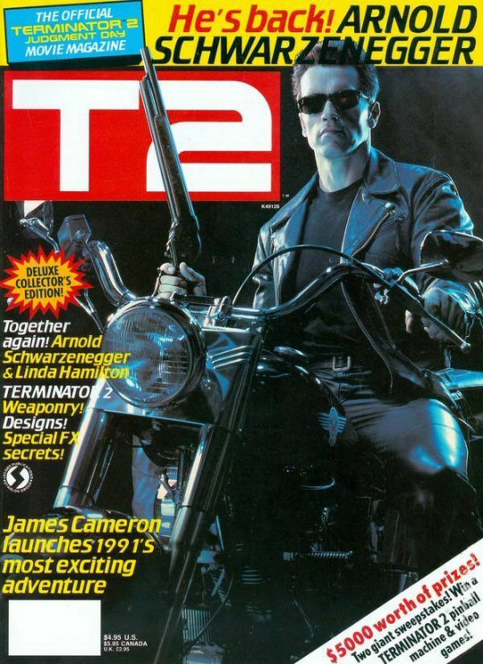 OFFICIAL MOVIE MAGAZINES magazine side cover  1991