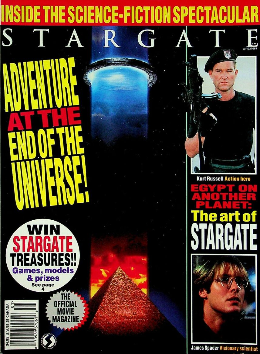 OFFICIAL MOVIE MAGAZINES magazine side cover  1994