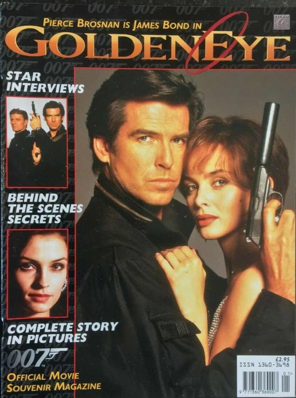 OFFICIAL MOVIE MAGAZINES magazine side cover  1995