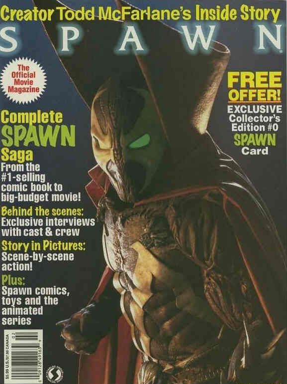 OFFICIAL MOVIE MAGAZINES magazine side cover  1997