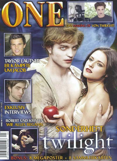 ONE (De) magazine side cover Issue 1  2009