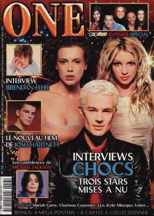 ONE (Fr) magazine side cover Issue 13 December 2001