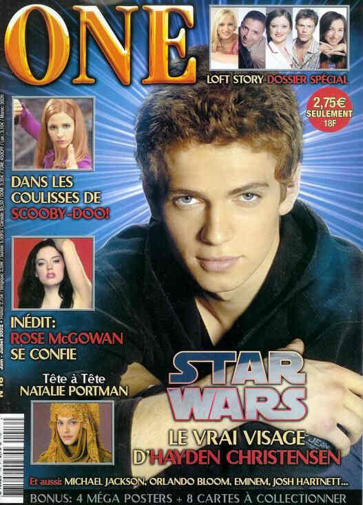 ONE (Fr) magazine side cover Issue 16 June/July 2002