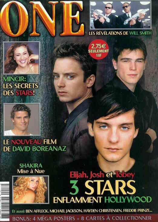 ONE (Fr) magazine side cover Issue 17 August/September 2002