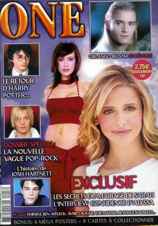 ONE (Fr) magazine side cover Issue 18 October/November 2002