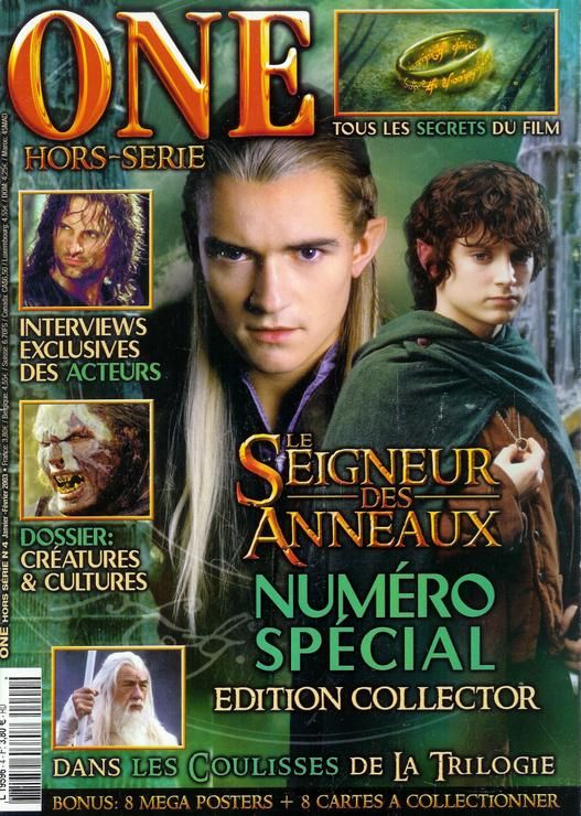 ONE (Fr) magazine side cover  Hors-Serie # 4 January/February 2003