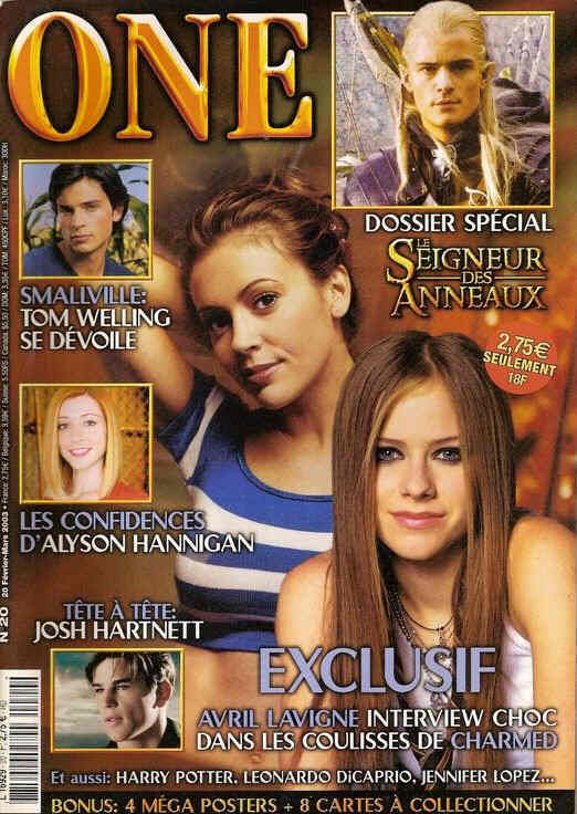 ONE (Fr) magazine side cover Issue 20 February/March 2003