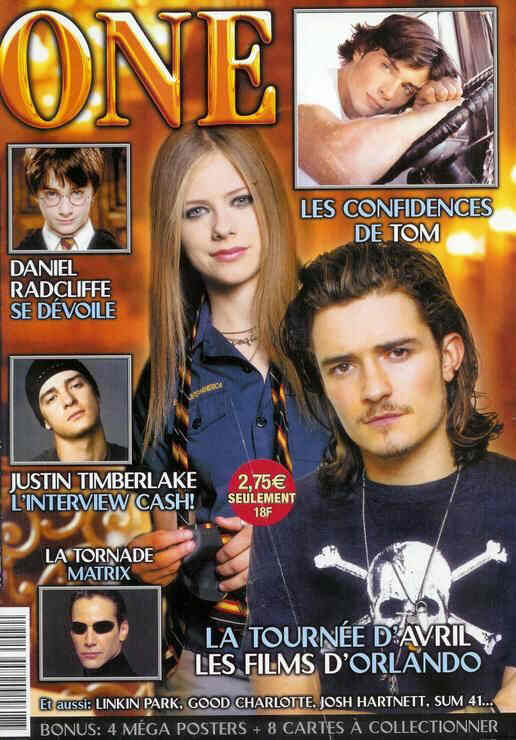 ONE (Fr) magazine side cover Issue 22 June/July 2003