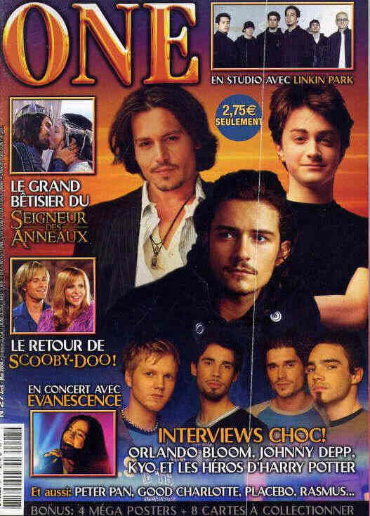 ONE (Fr) magazine side cover Issue 27 April/May 2004