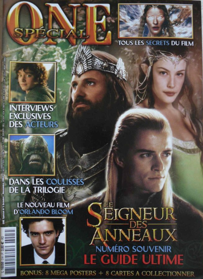 ONE (Fr) magazine side cover  Special # 3  2004