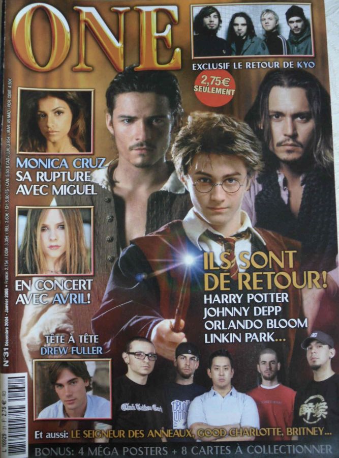 ONE (Fr) magazine side cover Issue 31 December 2004