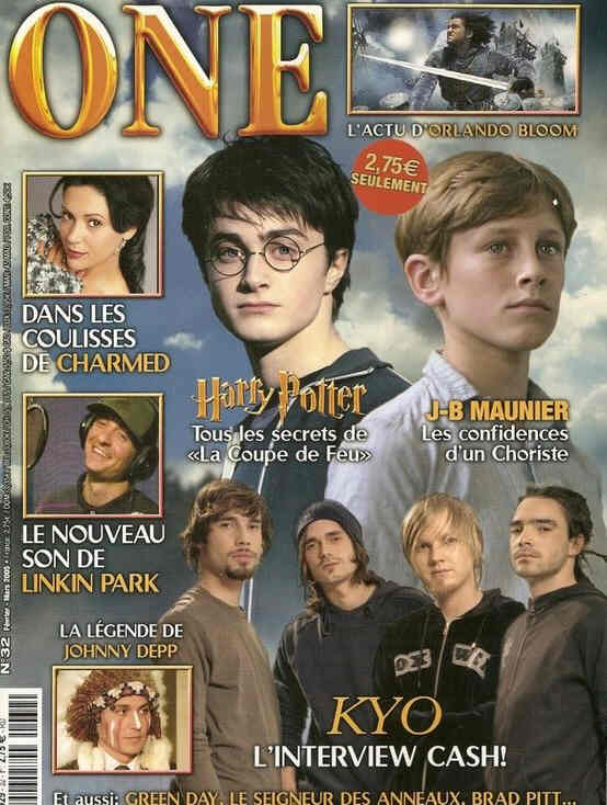 ONE (Fr) magazine side cover Issue 32 February/March 2005