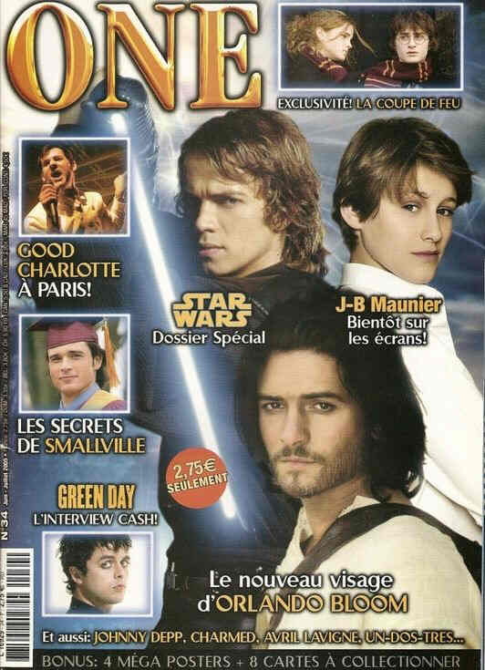 ONE (Fr) magazine side cover Issue 34 June/July 2005