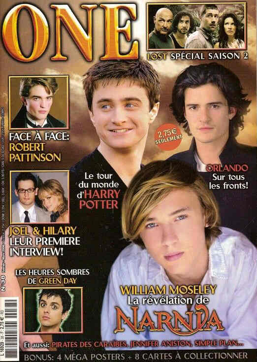 ONE (Fr) magazine side cover Issue 38 February/March 2006
