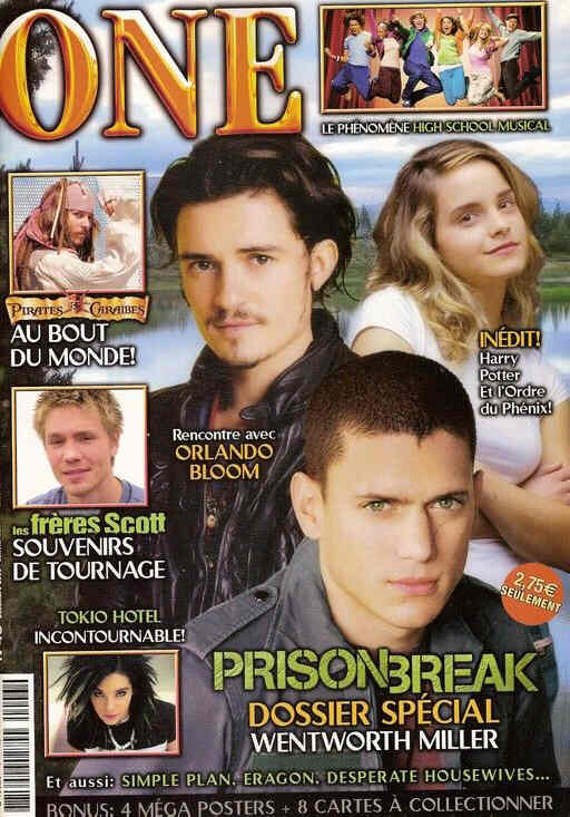 ONE (Fr) magazine side cover Issue 43 December 2006
