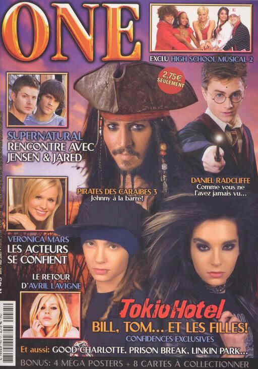 ONE (Fr) magazine side cover Issue 45 April/May 2007