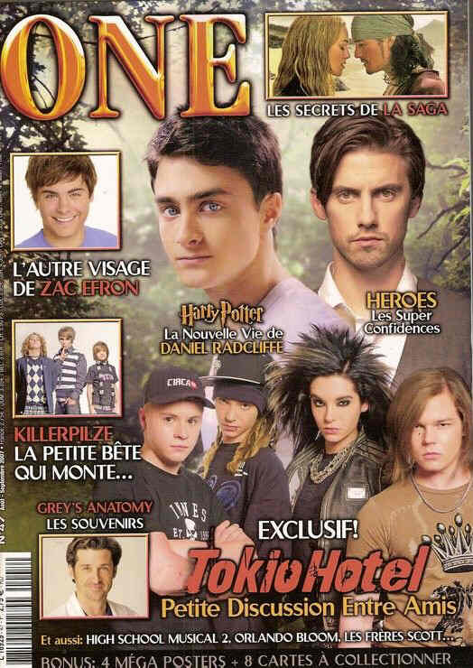 ONE (Fr) magazine side cover Issue 47 August/September 2007