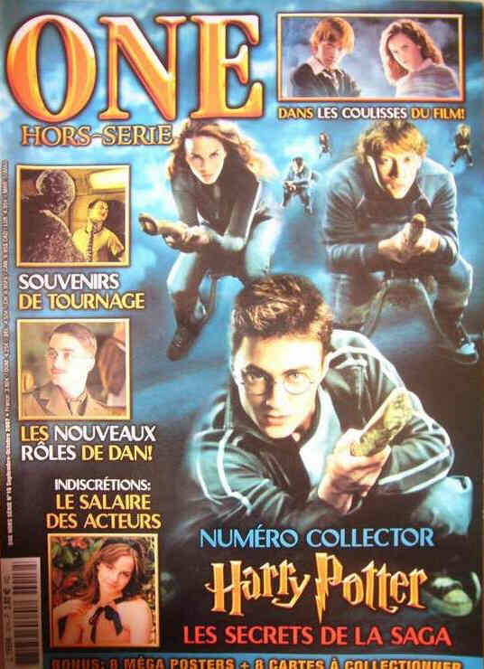ONE (Fr) magazine side cover  Hors-Serie # 16 September/October 2007