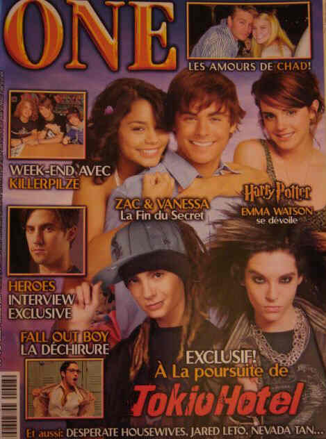 ONE (Fr) magazine side cover Issue 48 October/November 2007
