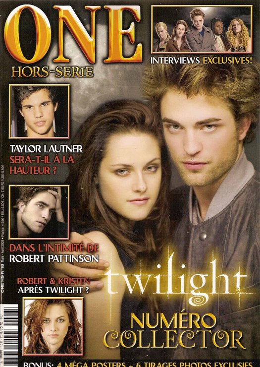 ONE (Fr) magazine side cover  Hors-Serie # 18  2009