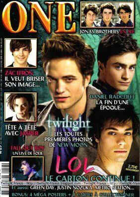 ONE (Fr) magazine side cover Issue 57 April/May 2009