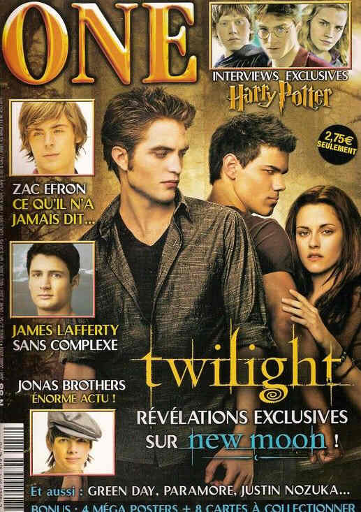 ONE (Fr) magazine side cover Issue 58 June/July 2009