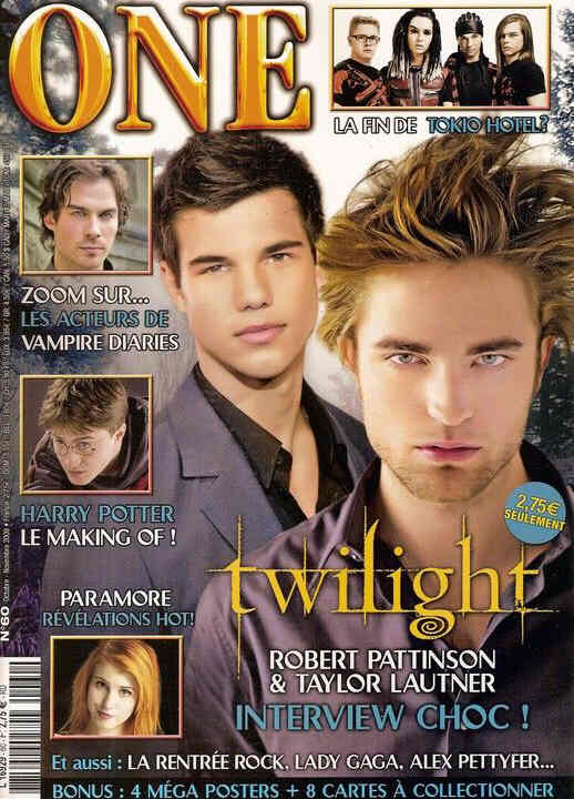 ONE (Fr) magazine side cover Issue 60 October/November 2009
