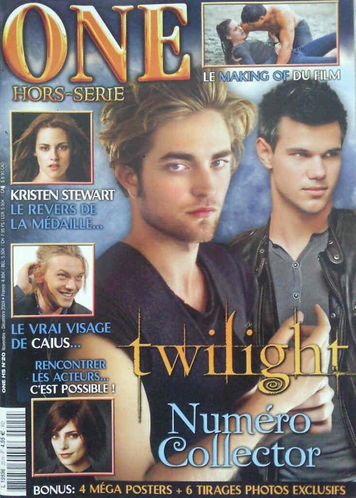 ONE (Fr) magazine side cover  Hors-Serie # 20  2009